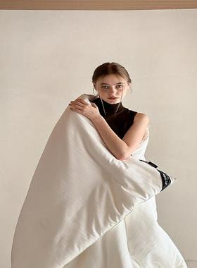 A类60S全棉提花抗菌防霉阻螨恒温四季被保暖加厚子母被蓬松透气被