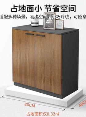 收纳置物柜储物书柜文件柜办公室档案资料柜花槽柜子木质隔断矮柜