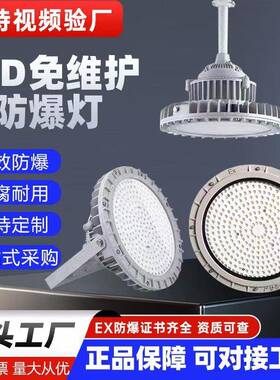 防爆灯LED仓库厂房车间100w150w专用化工防尘型工矿灯三防灯现货