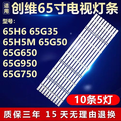 适用创维65H6 65G35 65H5M 65G50 65G650 65G950 65G750电视灯条