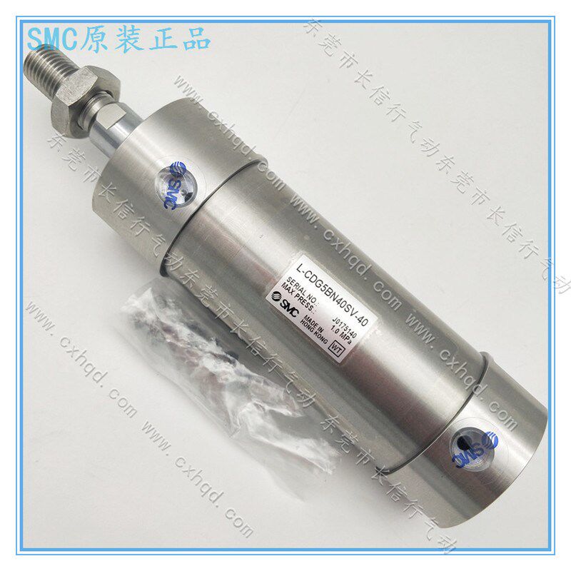 SMC原装不锈钢迷你气缸L-CDG5BN63SR/63SV-25/50/100/200/150/750