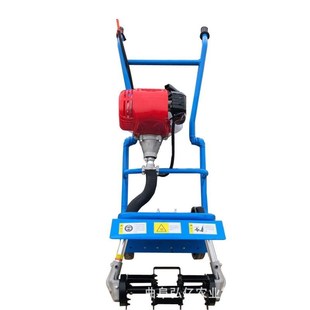 畅销轻便小型汽油除草机手推式 无死角果园松土机窄行距菜园锄草机