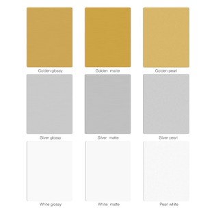 1.0双面高光白铝板热转印涂层铝板 0.4mm金属板珠光白高光白 0.45