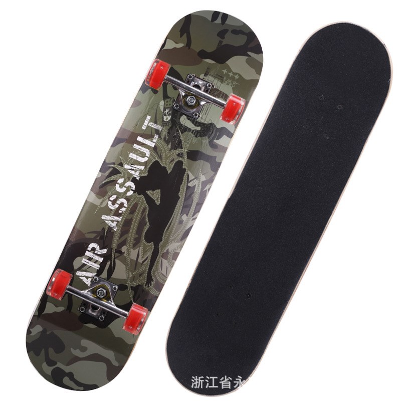滑板公路板舞板滑板车四轮滑板木板轮子鱼板小鱼板22寸27寸