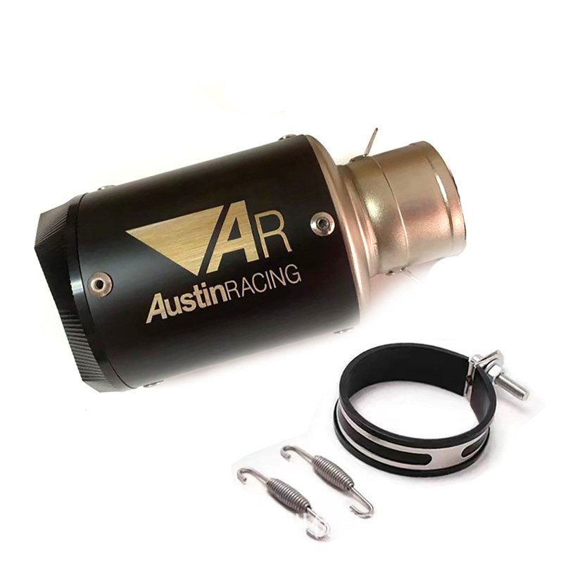 摩托车跑车改装排气管钛合金碳纤维炸街排气z900/zx10r/zx25/r3