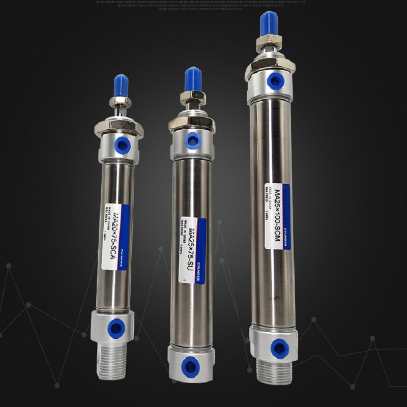 亚德客型迷你气缸MA40255075100150300SCA/SU/SCM