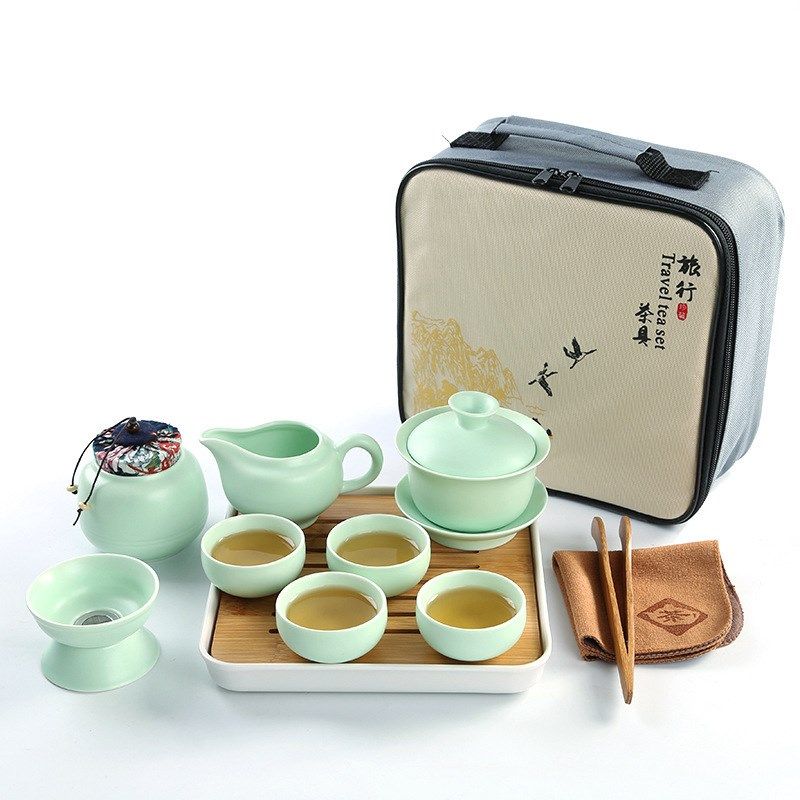 便携式旅行茶具套装家用功夫户外旅游一壶四杯茶壶礼品logo,餐饮具,整套茶具,淘宝优惠券,粉丝福利购,淘宝优惠卷