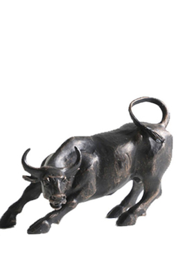 新中式铸铁动物摆件售楼s处客厅书房卧室电视柜样板间装饰品摆设