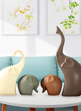 创意家居陶瓷装饰品摆件北欧客厅工E艺品现代房间桌面摆设酒柜饰