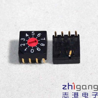 KNITTER进口旋转开关0-9/10位编码开关 旋转编码开关 反码