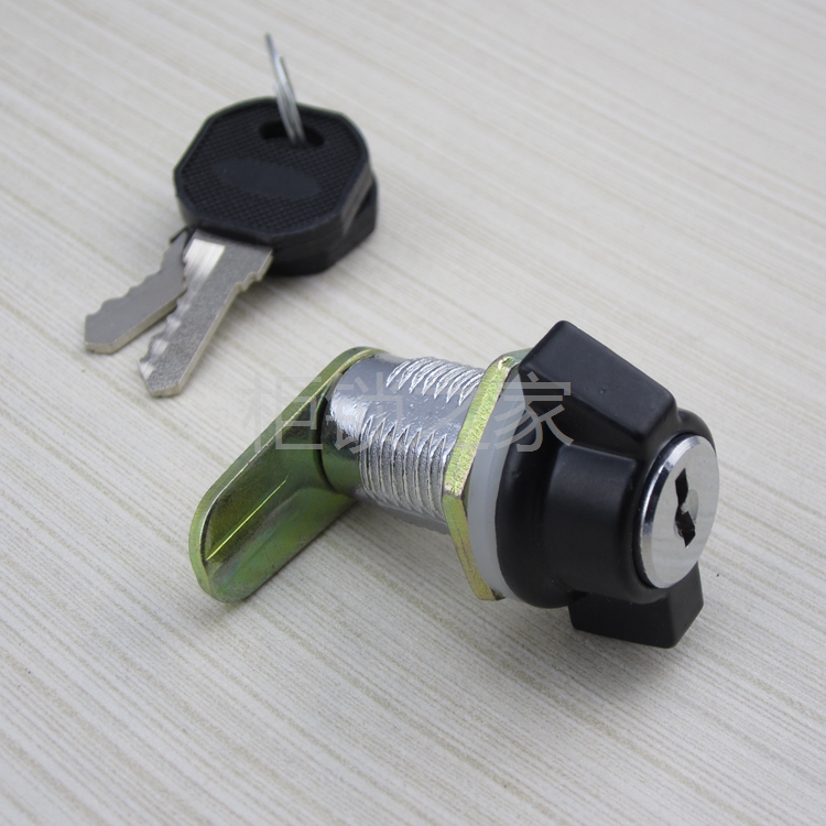 海坦柜锁 MS815-1转舌锁 408-3-1 消防锁控制柜锁 把手转动型