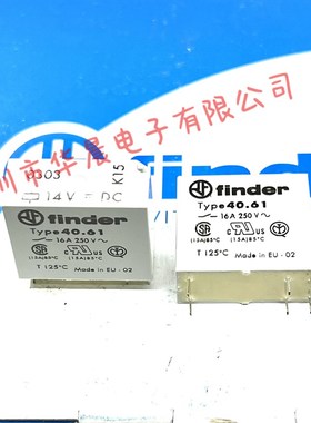 16A原装finder继电器 40.61.9.012.014.0303 Type40.61-12V 14VDC