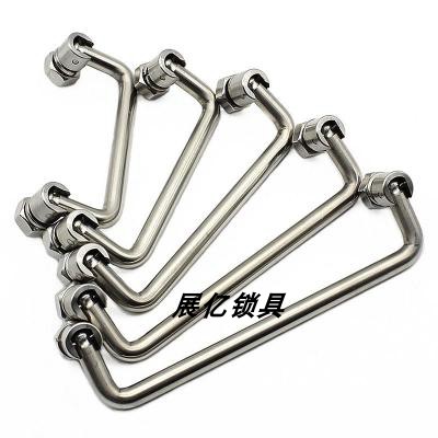 折叠拉手LS506 U型把手冷轧钢板提手PL004锁具 孔距100