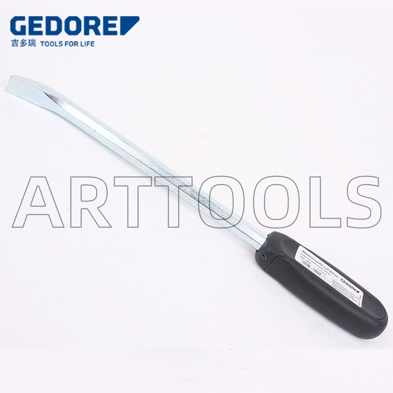德国gedore吉多瑞撬杠进口扁头撬棍起钉器141单头撬棒工具带手柄
