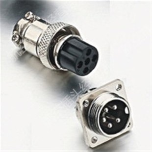 方座 航空插头插座16M 2芯3芯4芯5芯6 M16 GX16 重强