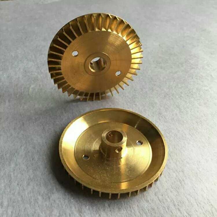 家用自吸泵叶轮 增压泵 自动泵叶轮 铜叶轮水泵配件1100瓦外径85m