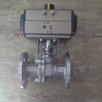 气动法兰球阀DN15 20 25 32 40 50 65 80 100 125 150 200 气动阀