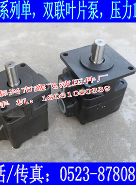 液压泵YB-D32叶片泵YB-D40定量叶片泵YB-D50单联中压油泵