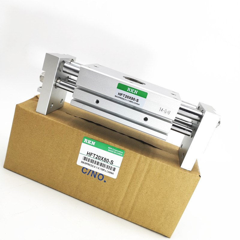 亚德客型大口径开口夹气缸 HFT10X16X25X32X20X30X40X60X80X100-S