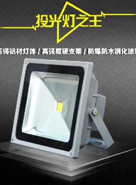 LED投光灯投射灯200w10w20w30w50w户外广告灯70w150w100w泛光路灯