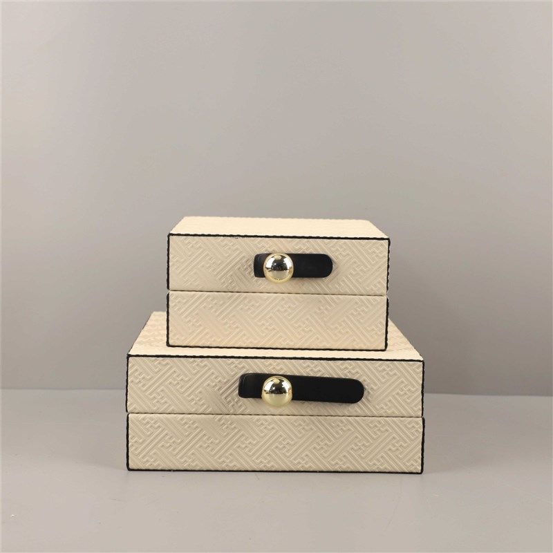 欧式轻奢高级感皮革首饰收纳盒桌面摆件客厅卧室梳妆台家居装饰品,个性定制/设计服务/DIY,照片冲印/小卡定制,淘宝优惠券,粉丝福利购,淘宝优惠卷