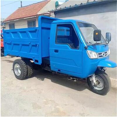 建筑施工运料车 柴油三轮车 陕西榆林七速28马力柴油三蹦子
