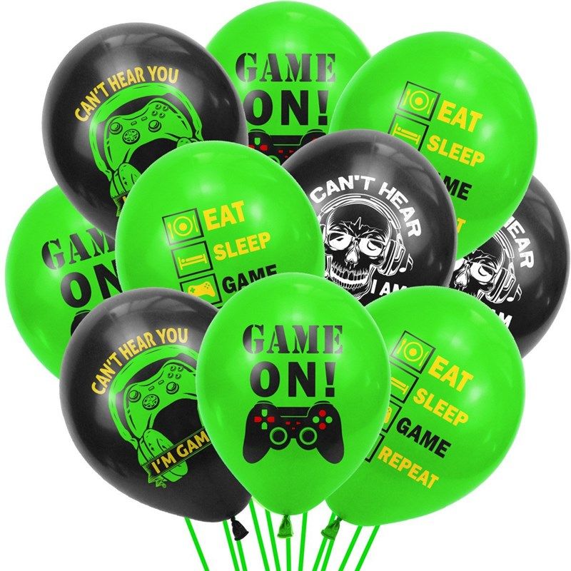 游戏GAME ON主题生日派对背景装饰套装字母拉旗蛋糕插乳胶气球品,节庆用品/礼品,节日装扮用品,淘宝优惠券,粉丝福利购,淘宝优惠卷