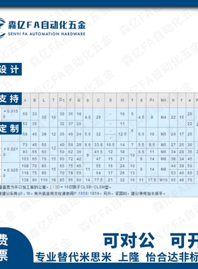 底座用支架标准开口型轴支撑CLSB12 CLSM15 16 20 25 30 35 40 50