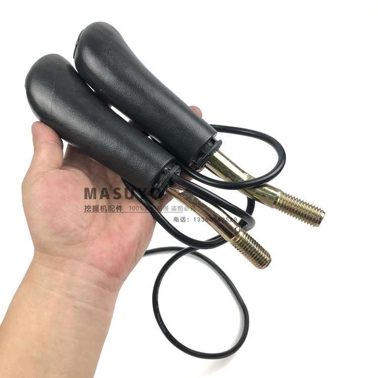 神钢挖机配件神刚200 210 250 260 350一8超八操纵作杆手柄胶神岗