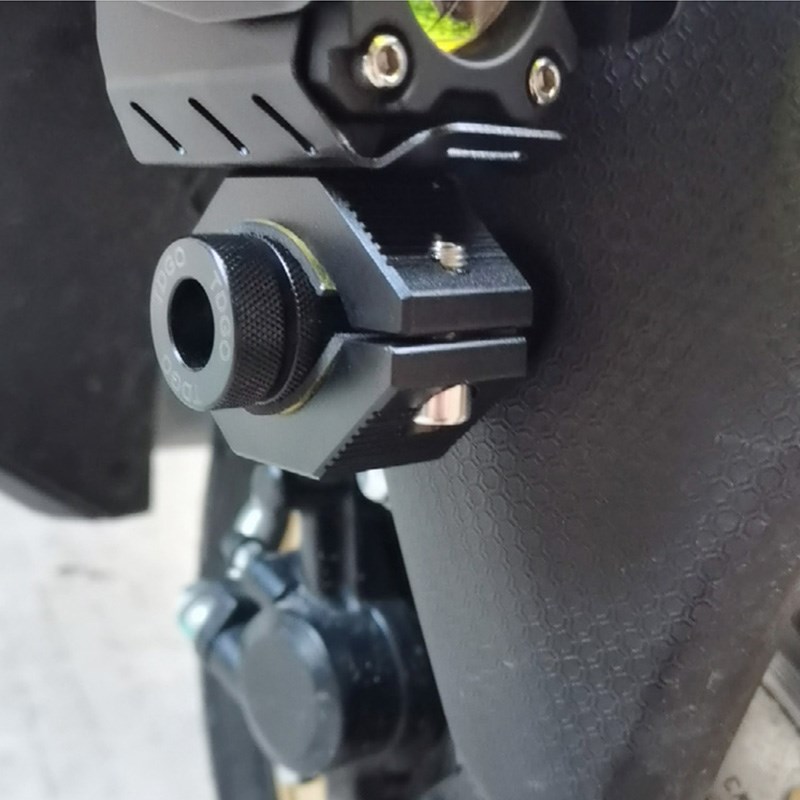 摩托车射灯拓展支架电动踏板车改装前挡泥板固定支架赛艇黄龙配件