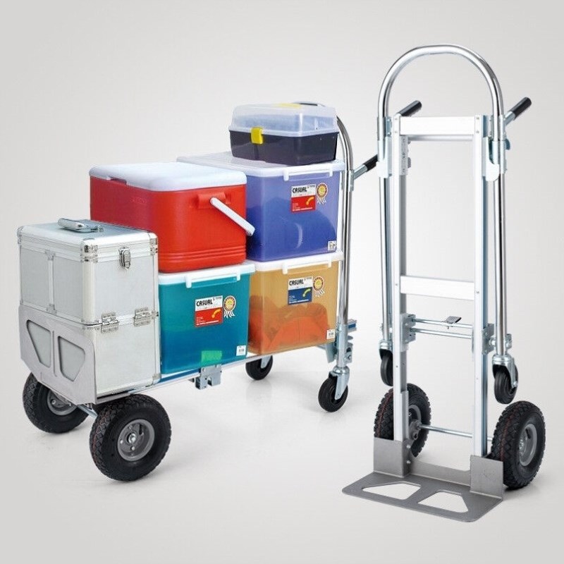 储力铝合金载重王运输车折叠手推车老虎车平板车搬运车行李车仓货