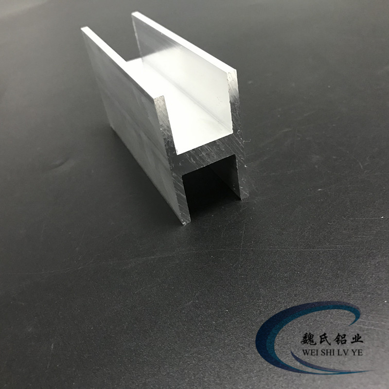 工字铝60X33X4X10mm内径25mm铝合金H型铝卡槽U导轨滑轨型材工字