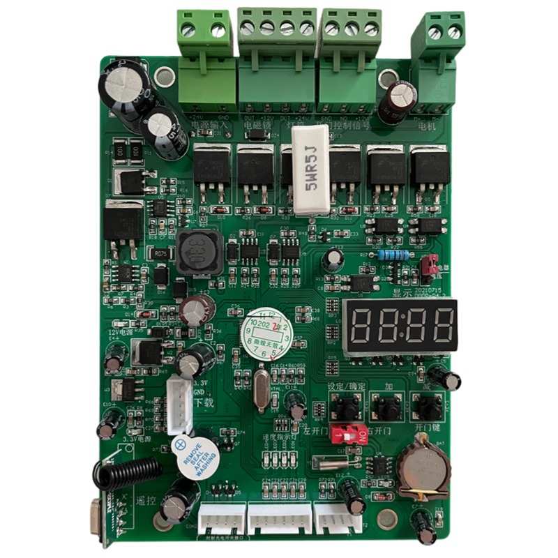 广告门主板有刷电机自动开门机90度侧装平开门小区门禁自动开门器