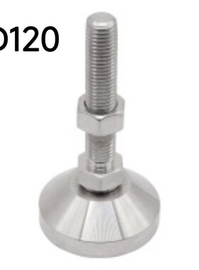 WAD51-D120-M20/M24/M30-L100/125/150/200重载型脚杯 固定调节型