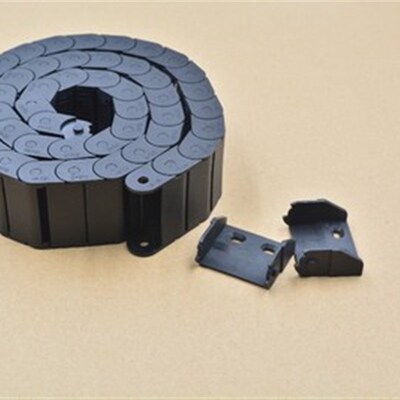 link cnc 3D打印机塑料拖链10系列15半封闭输送链内侧可打开1米