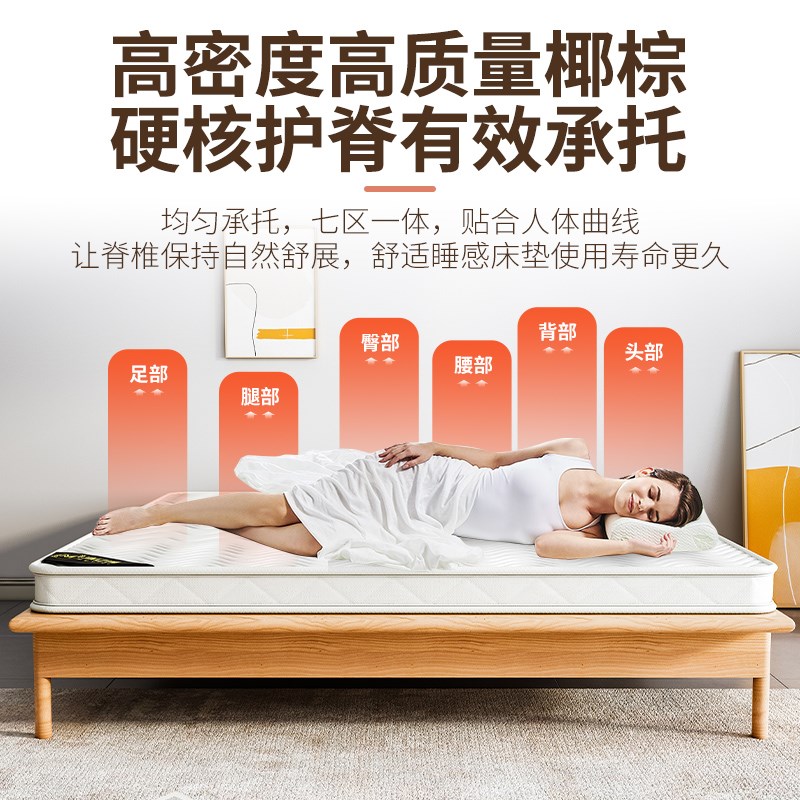 床垫棕垫1.8儿童椰棕双人1.5米棕榈硬垫子乳胶经济型折叠家用卧室