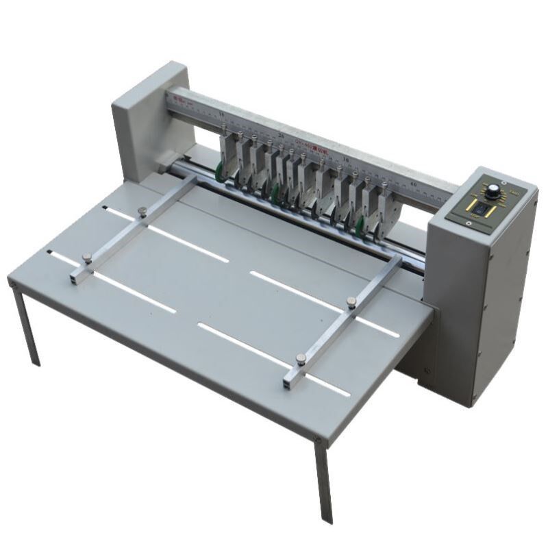 奇砚装订机QY-460A3+不干胶划线机/划虚线/压痕/滚切机460MM不