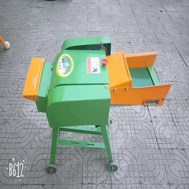 家用玉米秸秆粉碎机 养殖牛饲料铡草机设备O 饲料秸秆铡草揉丝机