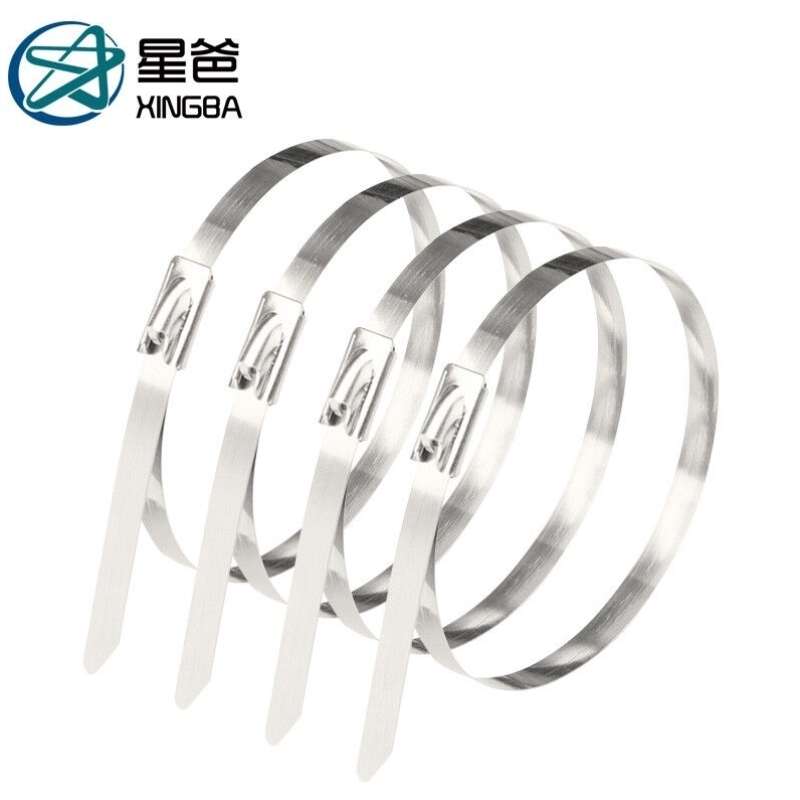 星爸304不锈钢扎带自p锁式扎带室外船用金属强力束带绑带捆扎丝4.