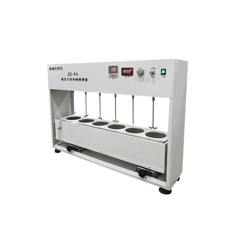 JJ-4AS六联同步搅拌器数显多头实验室测速恒温加热电动搅拌机