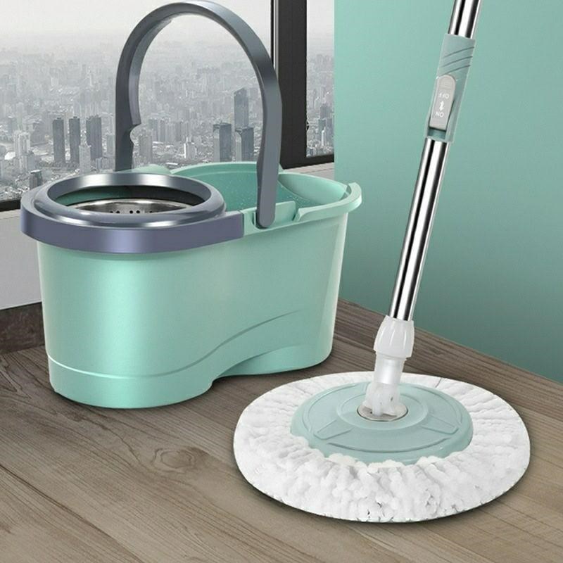 免手洗墩布双驱动甩水拖桶家用自动拖地带桶拖把旋转式拖布桶套装