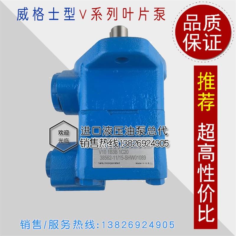 新款压铸机压力叶片泵V10-1P3P-1C-20注塑机低噪音油泵V10-1P包邮