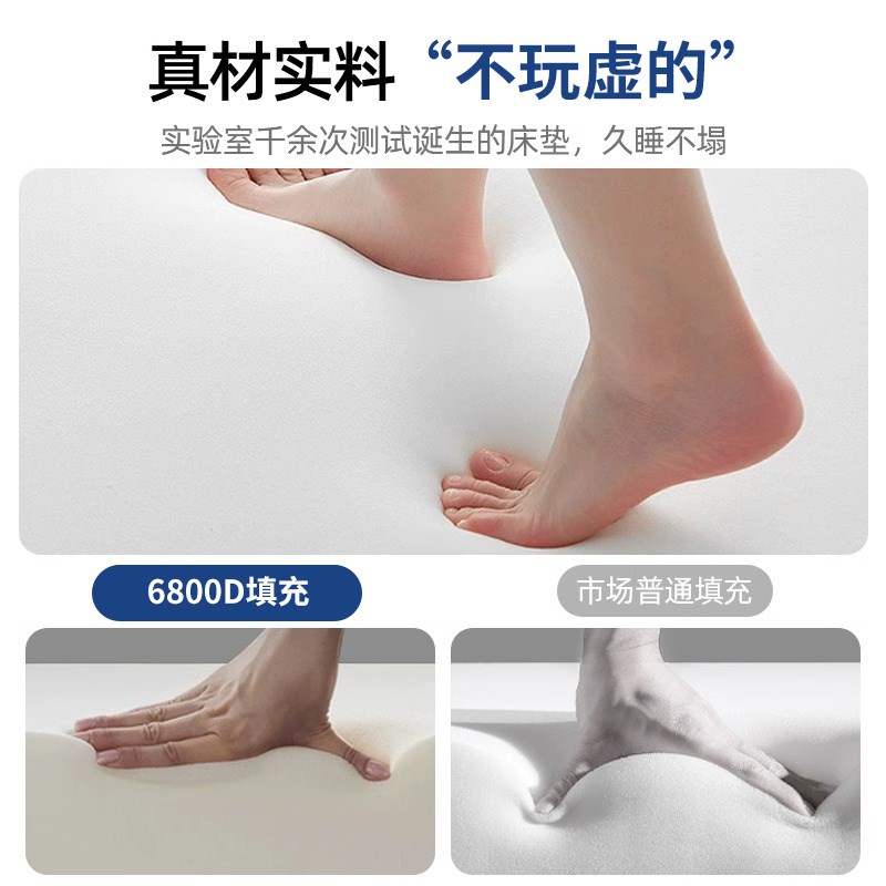 乳胶记忆棉床垫遮盖物软垫家用卧室宿舍学生单人榻榻米海绵褥垫子