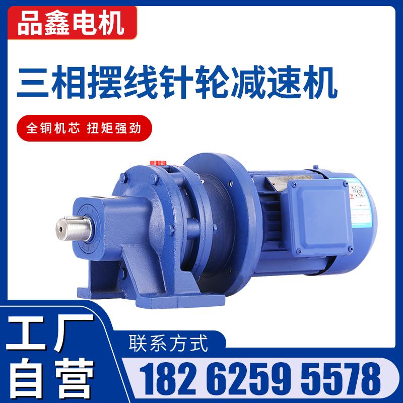 摆线针轮减速机BWD卧式变速带电机小型立式搅拌减速器XWD输送带