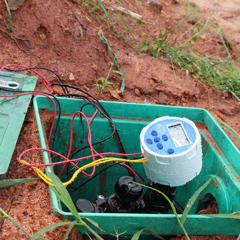 无需布线农业大棚果园草坪智能灌溉定制电磁控制器水自动灌溉