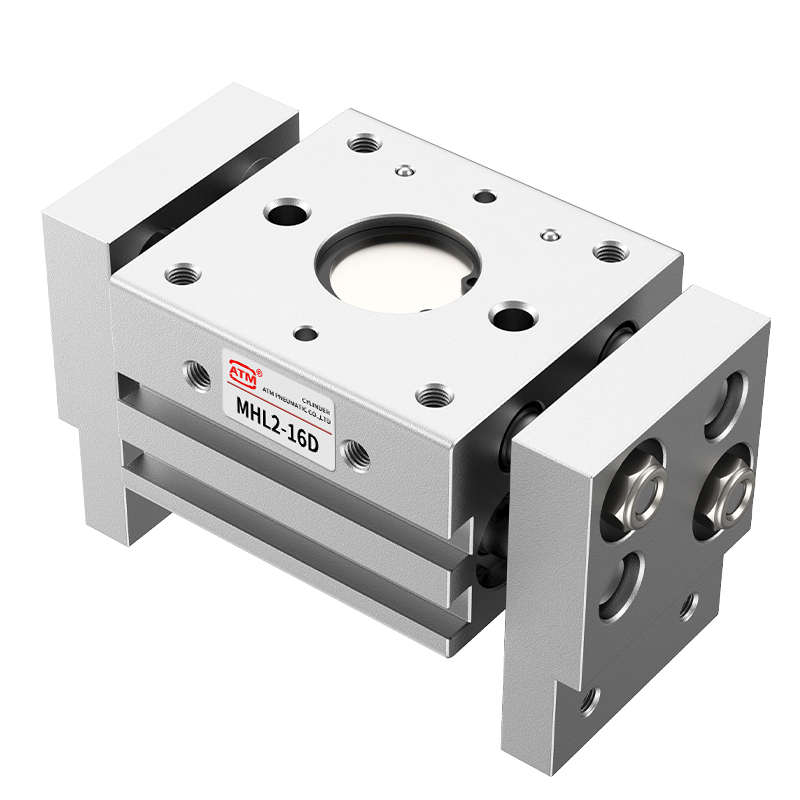 HFT宽阔型平行开闭加长夹爪气动手指气缸MHL2-10D16D20D25D32D1D2