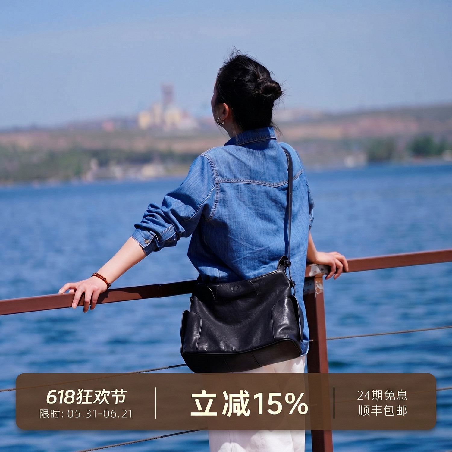元真衔月植鞣牛皮hobo包真皮大容量托特包通勤休闲单肩斜挎包新款