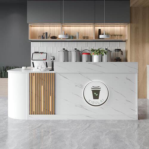吧台收银台奶茶店柜台店铺u小型网红简约现代超市便利店前台接待