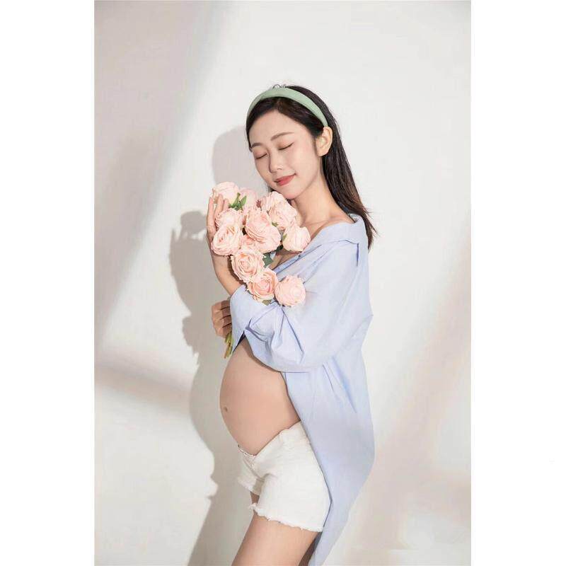 孕妇拍照服装新款影楼摄影术可爱孕孕咪妇EMX妈拍艺照孕妇照服装