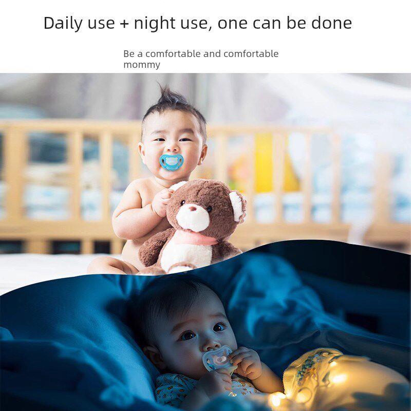 -鸽子可安抚奶嘴新生婴儿以全硅胶昼夜使用至个月AdMEkfDQ爱和岁